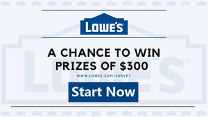 Enter Lowe's Survey to Win a $5,000 Gift Card