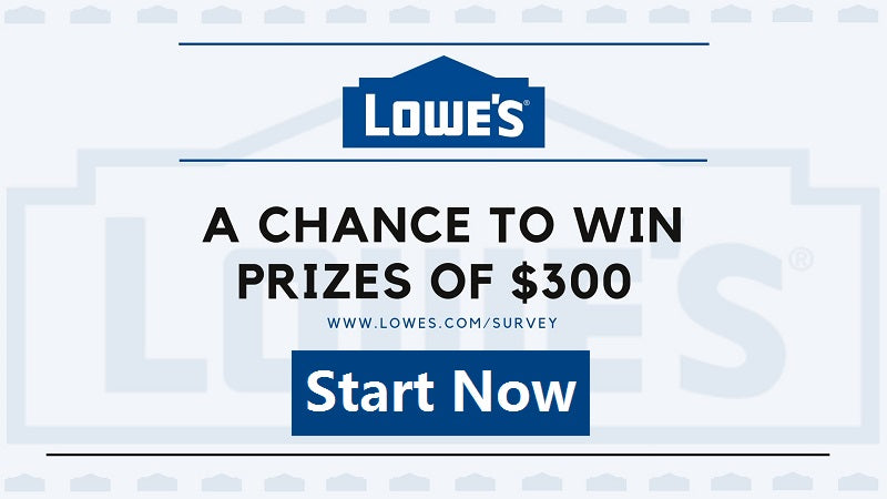 Enter Lowe's Survey to Win a $5,000 Gift Card