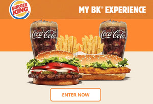 www.MyBKExperience.com - Enter Burger King Survey to Get a Free Whopper