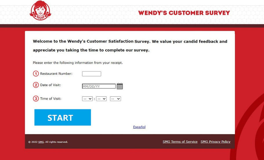 www.Talktowendys.com - Wendy's Customer Satisfaction Survey