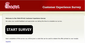 www.MyCFAVisit.com - Enter Chick-fil-A Customer Survey