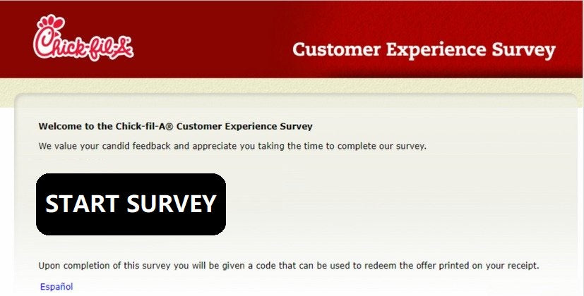 www.MyCFAVisit.com - Enter Chick-fil-A Customer Survey