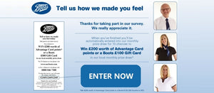 www.TalktoBoots.com - Enter Boots Pharmacy Customer Survey