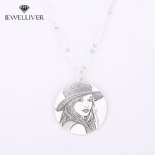 Personalized Mom & Kid Vintage Photo Necklace