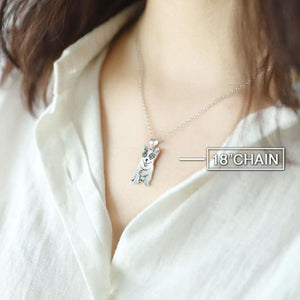 Custom Pet Portrait Necklace