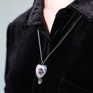 Heart Personalized Engravable Photo Necklace