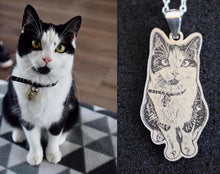 Custom Pet Portrait Necklace